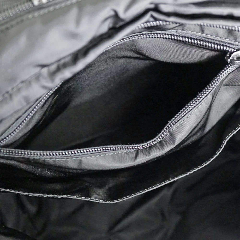 PRADA Backpack Rucksack Daypack Black Pocono Multiple Storage Sporty Bag - Picture 10 of 11